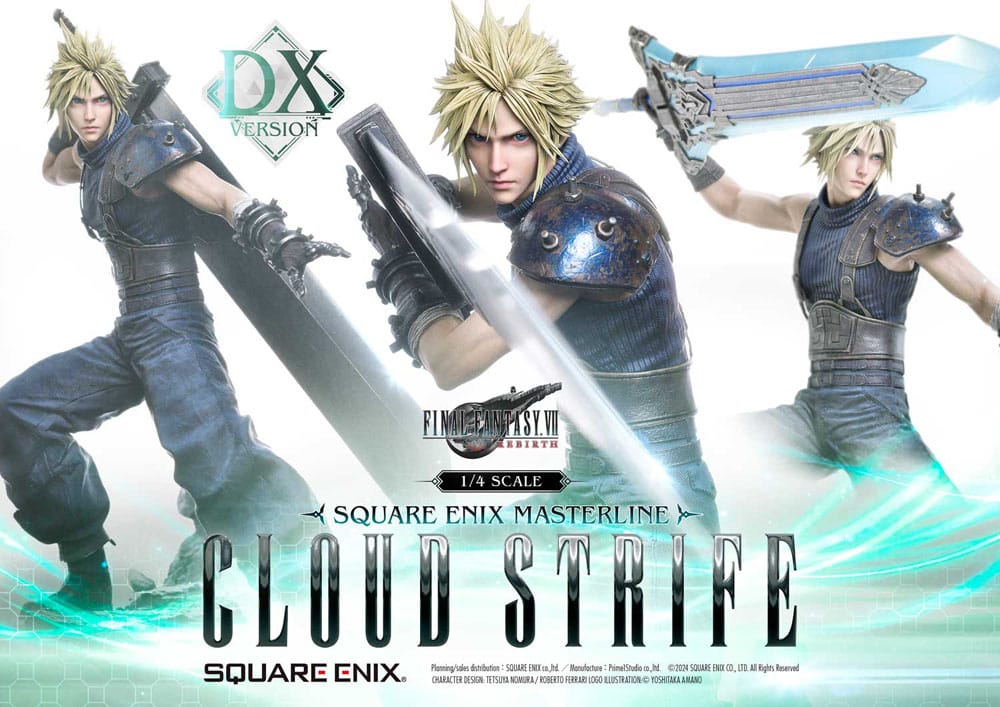 Final Fantasy VII Rebirth Square Enix Masterline Cloud Strife 1/4 Scale Deluxe Statue