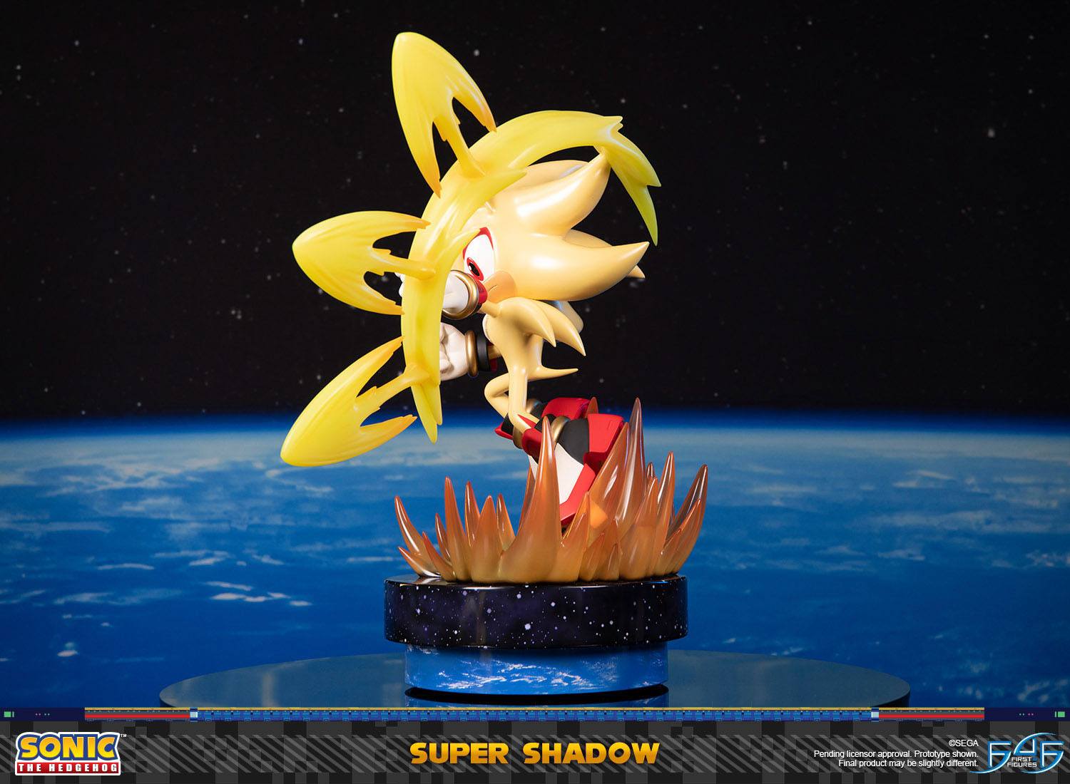 First4Figures Collectible Sonic The Hedgehog Super Shadow Resin Statue