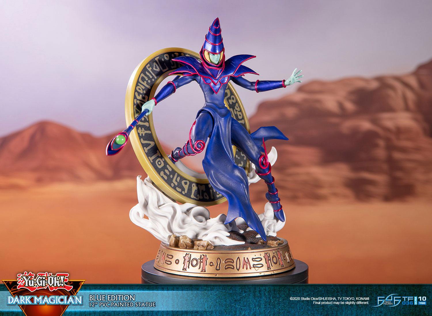 First4Figures Yu-Gi-Oh! Painted PVC Dark Magician Figurine (Blue Variant)