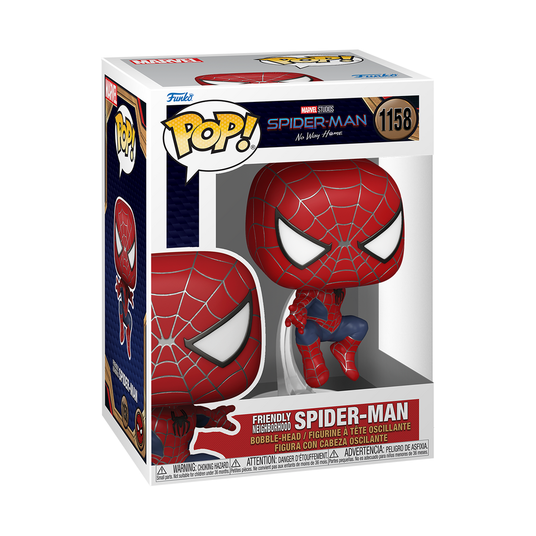 Funko Pop! Vinyl Collectible Figure of Friendly Neighborhood Spider - Man from No Way Home