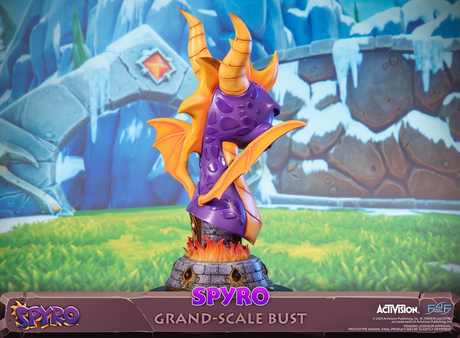 First4Figures Spyro The Dragon Lifesize Collectible Grand-Scale Bust Statue
