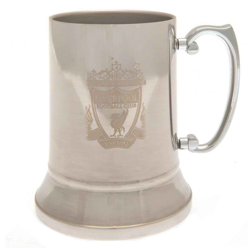 High - Quality Stainless Steel Liverpool FC Crest Tankard