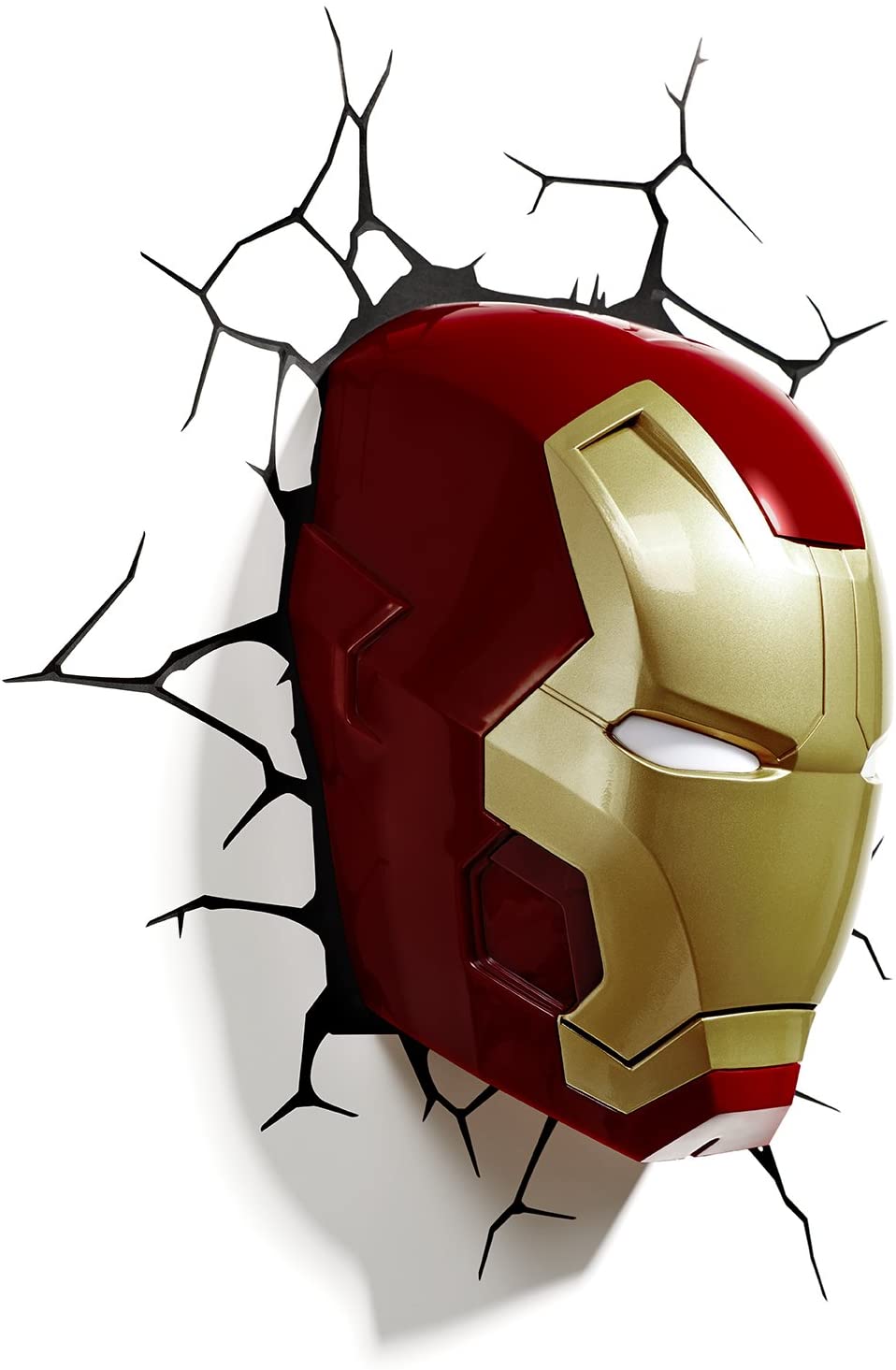 3D Marvel Iron Man Helmet Wall Light with Stunning LED Effect