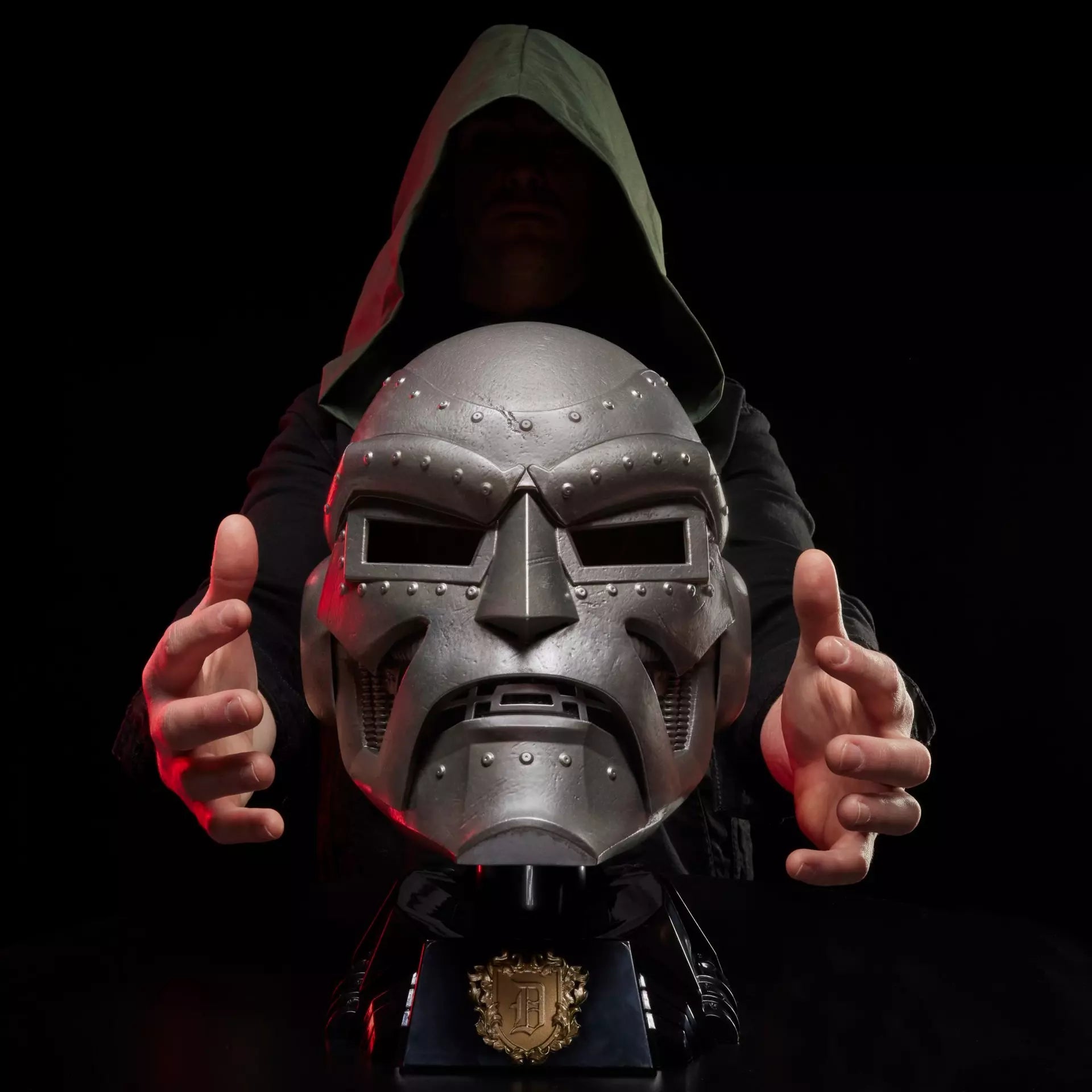 Premium Marvel Legends Series 1:1 Scale Doctor Doom Role - play Helmet Set