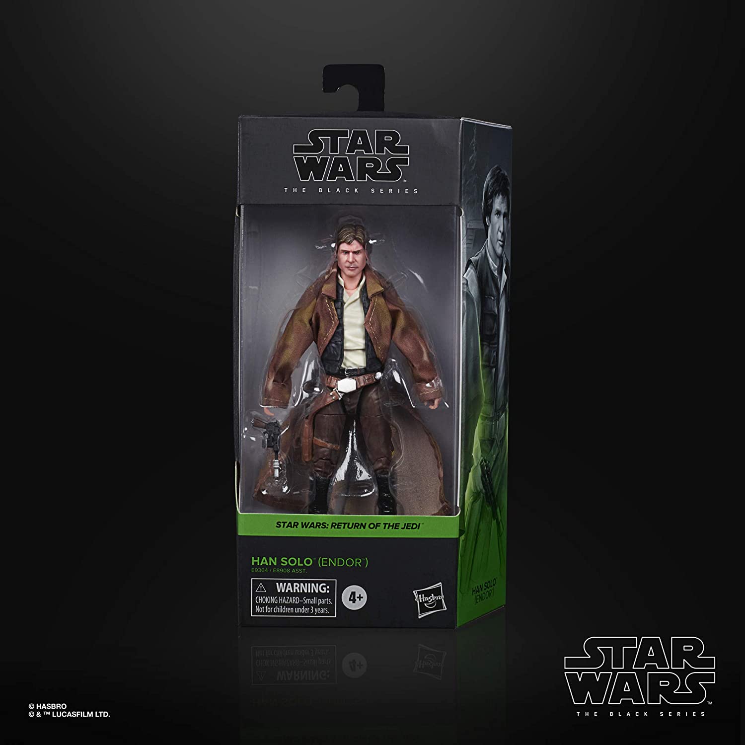 Hasbro Star Wars The Black Series 6-Inch Action Figure - Han Solo (Return of the Jedi) for Kids and Collectors