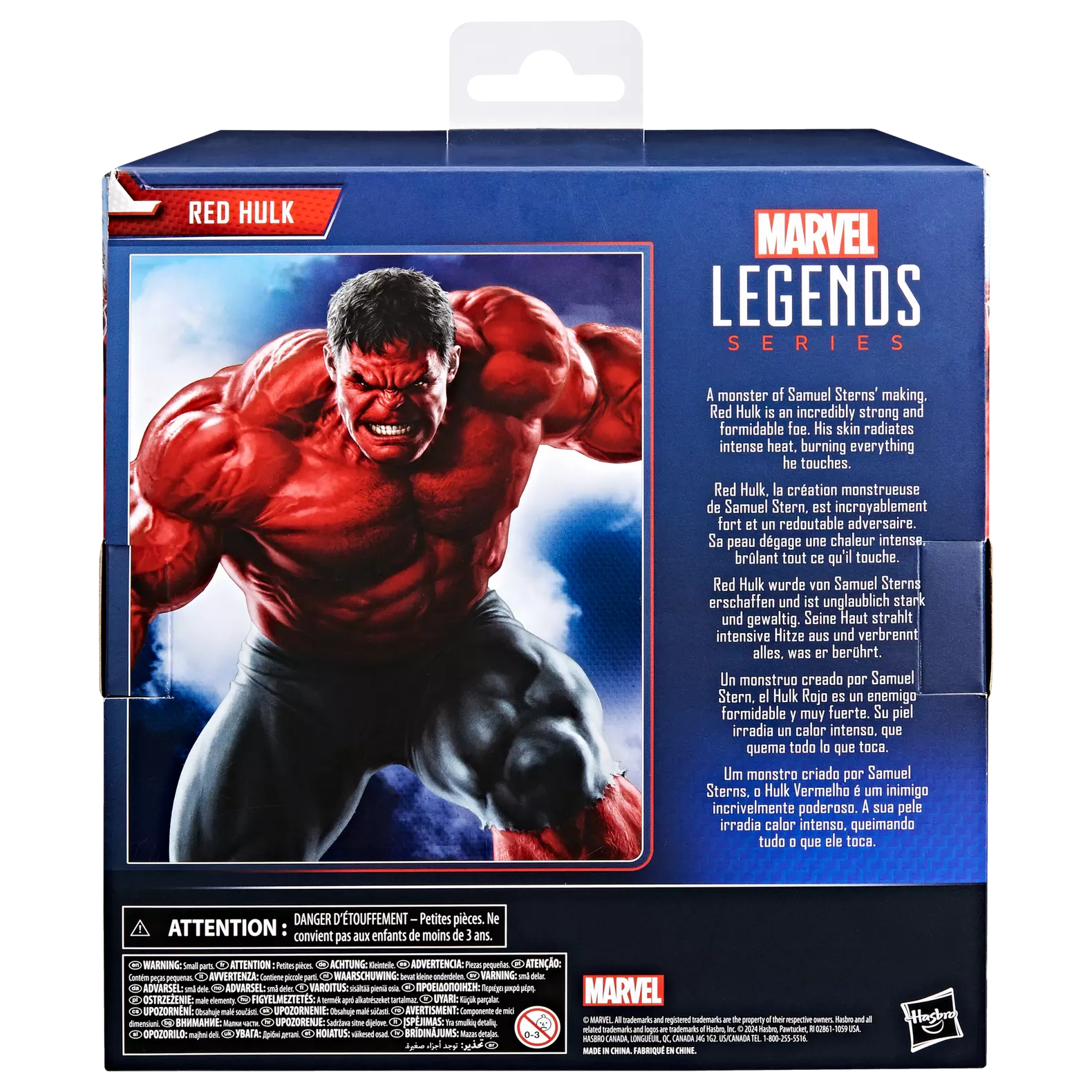 Marvel Legends Series 6-Inch Scale Collectible Action Figure of Red Hulk from Marvel Studios’ Captain America: Brave New World