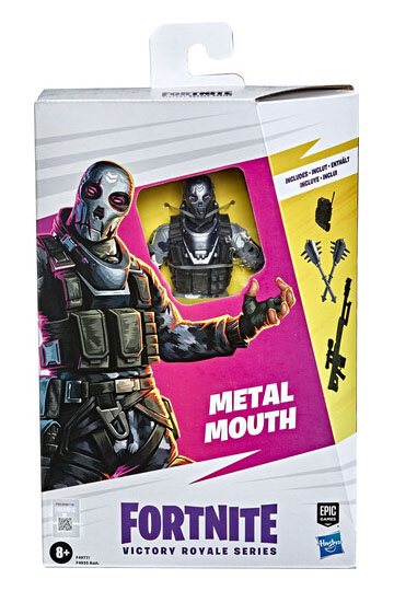 Fortnite Victory Royale Series Collectible Metal Mouth Action Figure Toy for Gaming Enthusiasts