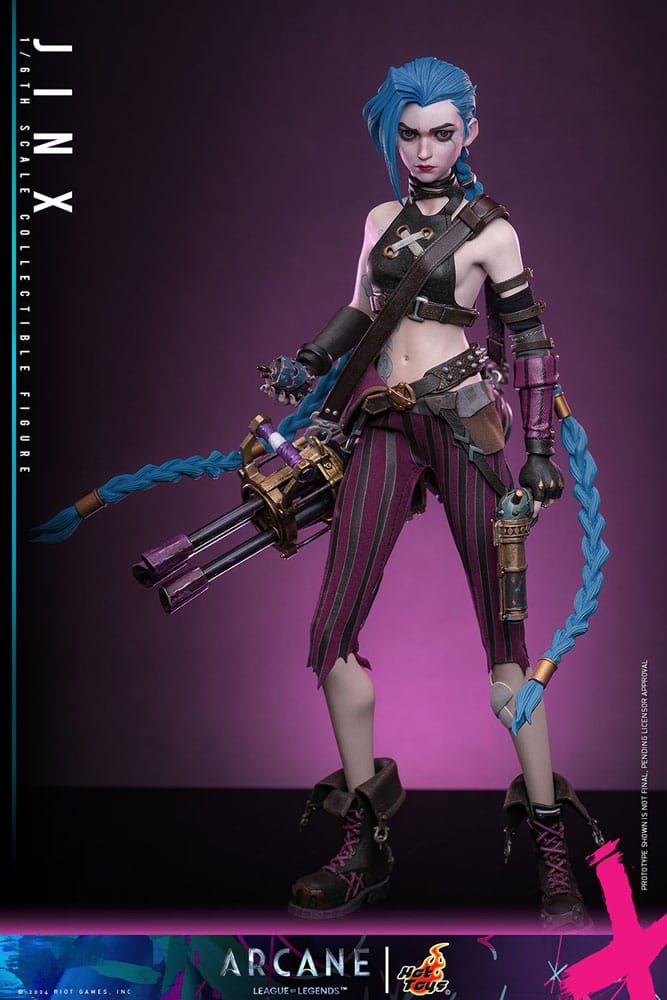 Hot Toys Collectible 1/6th Scale Figure of Arcane Jinx from League of Legends
