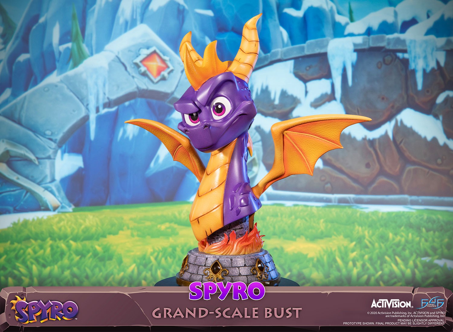 First4Figures Spyro The Dragon Lifesize Collectible Grand-Scale Bust Statue