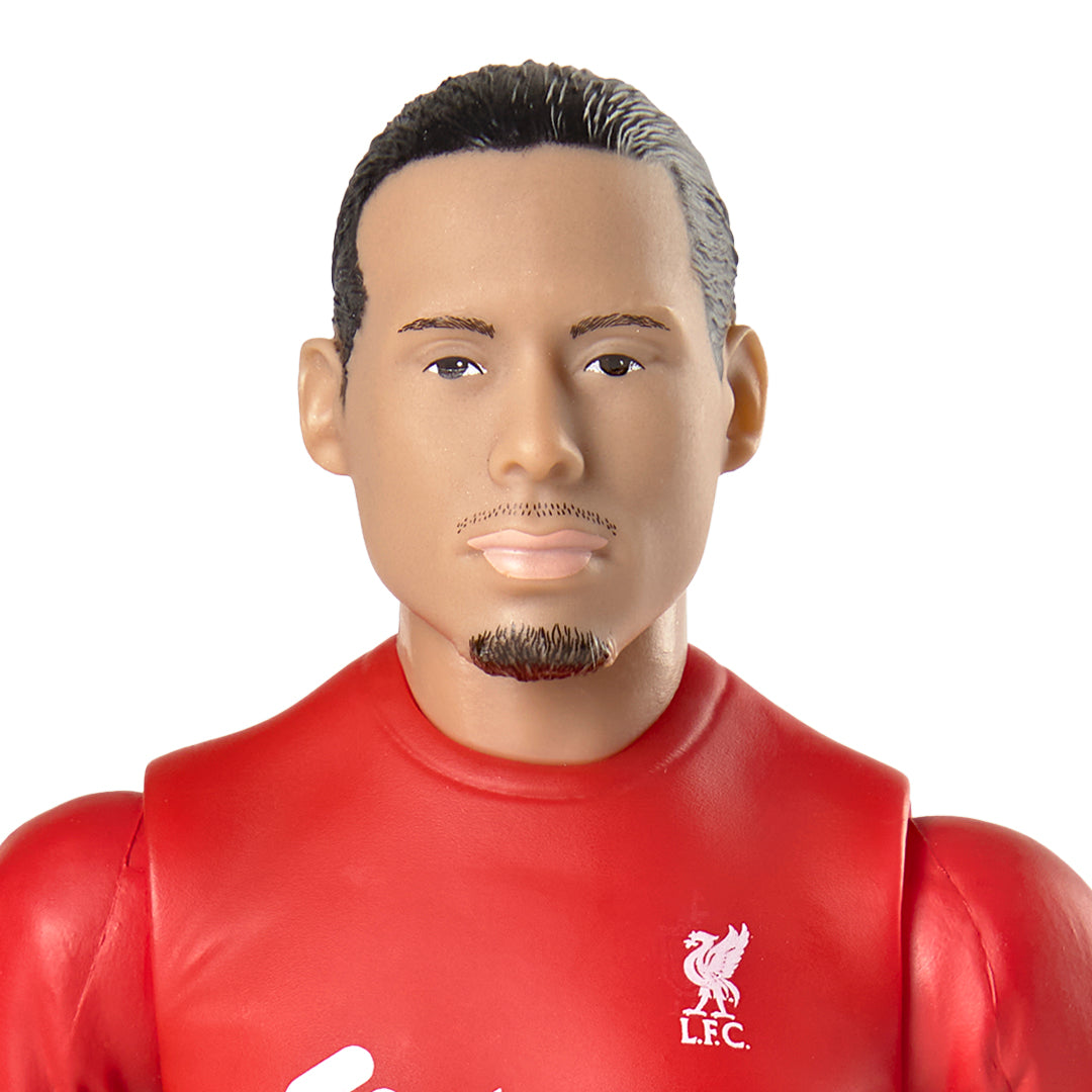 20cm Tall Liverpool's Virgil Van Dijk No.4 Action Figure with Football