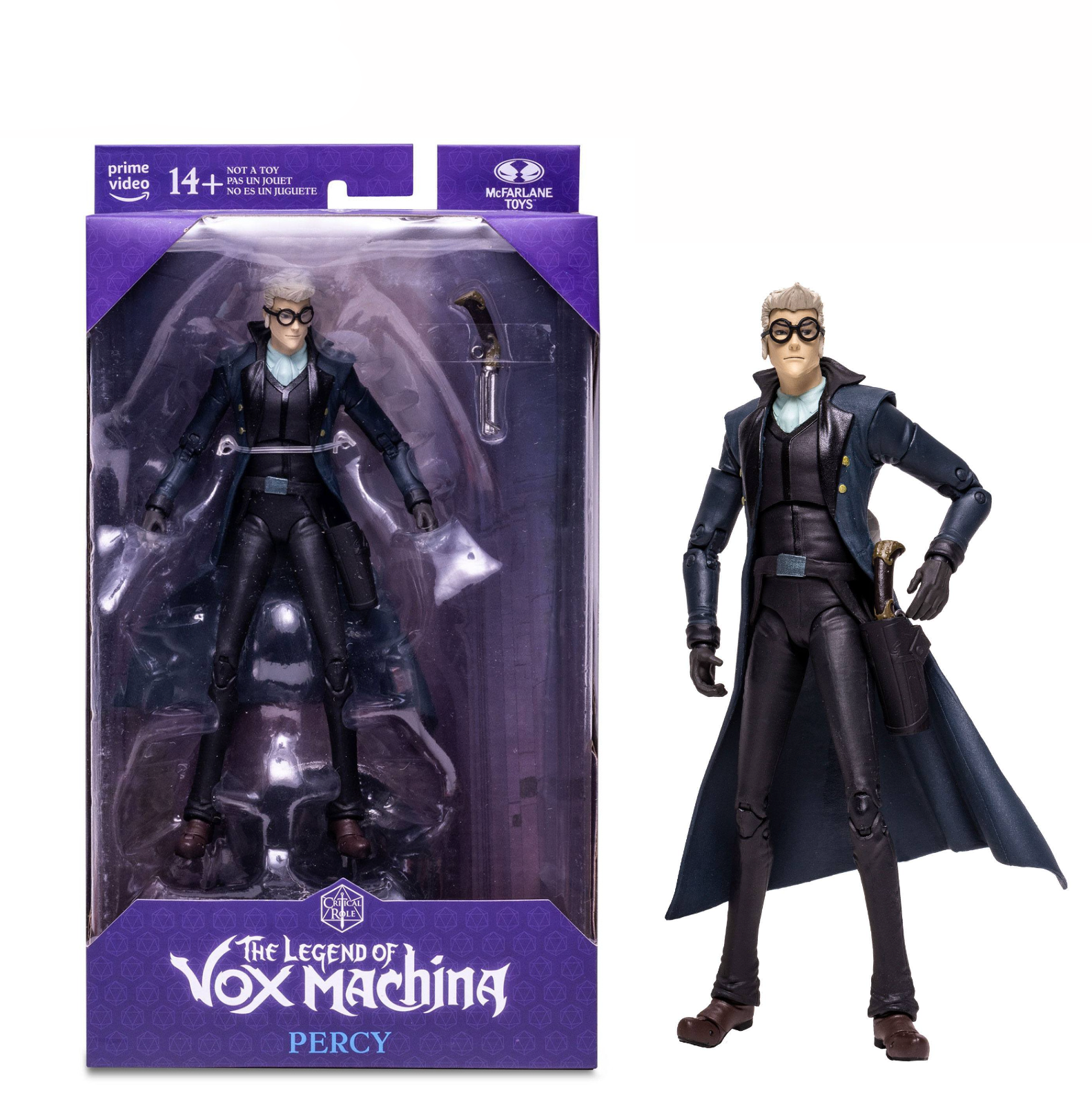 McFarlane 7-Inch Scale Critical Role Vox Machina Percy Action Figure