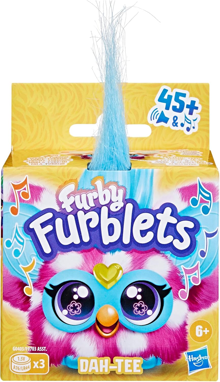 Electronic Mini Furby Furblet Toy - Dah-Tee, the Country Music Companion
