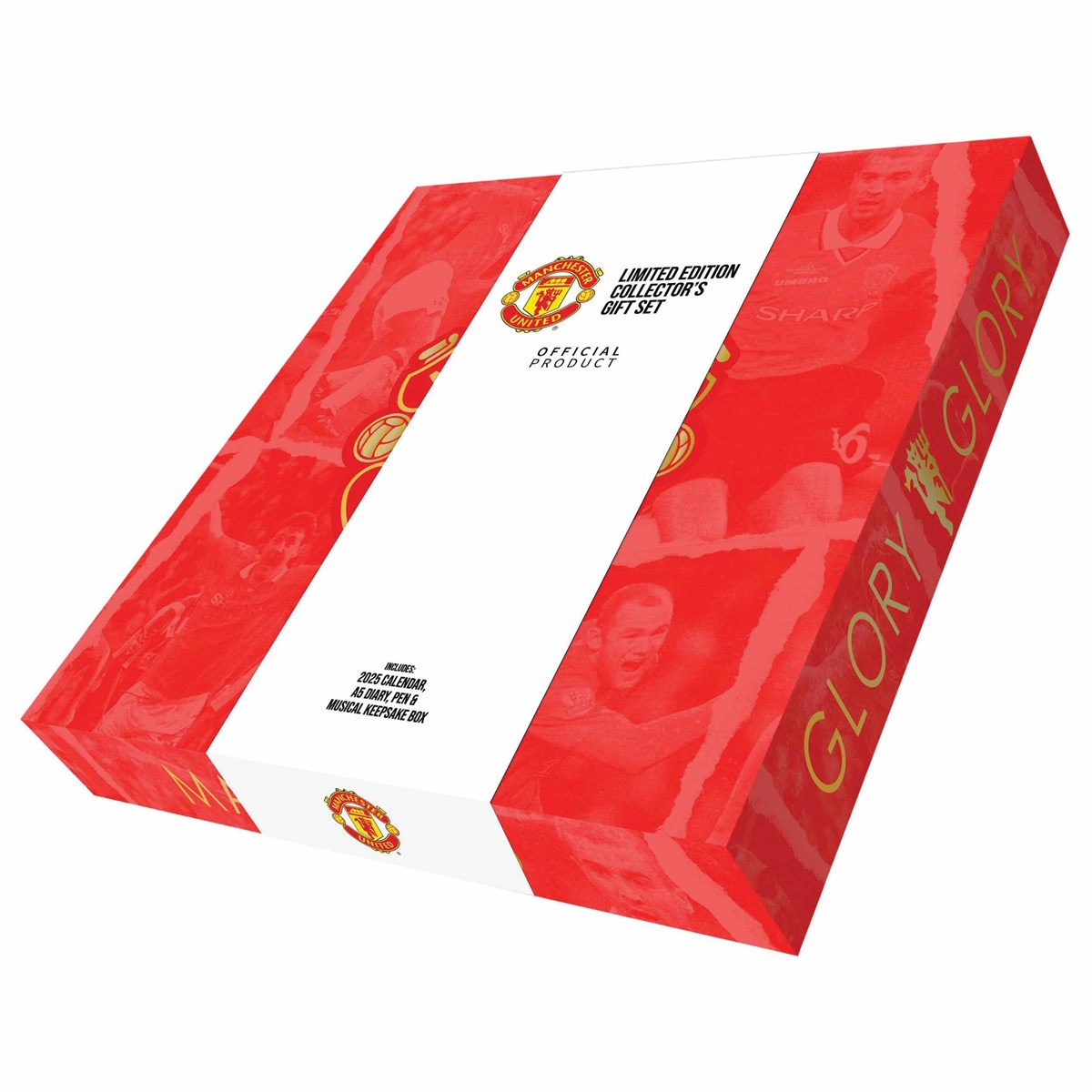 2025 Manchester United FC Limited Edition Musical Calendar & Diary Gift Box