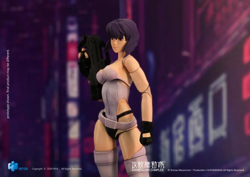 Exquisite Super Series 1/12 Scale Exclusive Previews Action Figure of Motoko Kusanagi from Ghost in the Shell: Stand Alone Complex