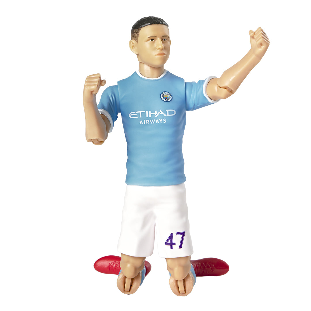 High - Quality Manchester City Phil Foden No. 8 Football Action Figure Collectible