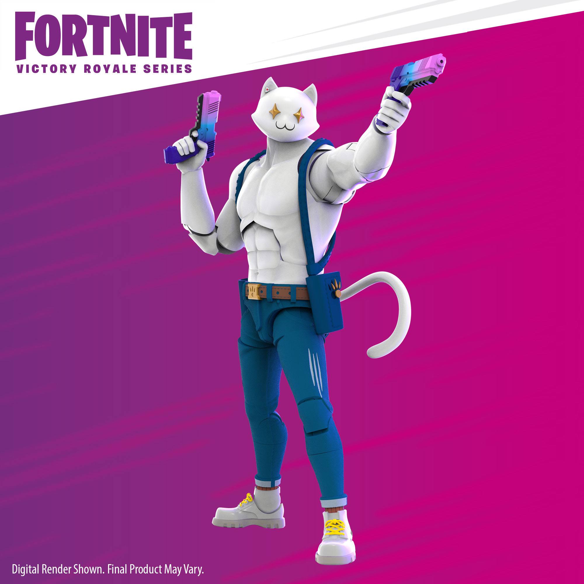 Fortnite Victory Royale Series 6 - inch Meowscles (Ghost) Collectible Action Figure