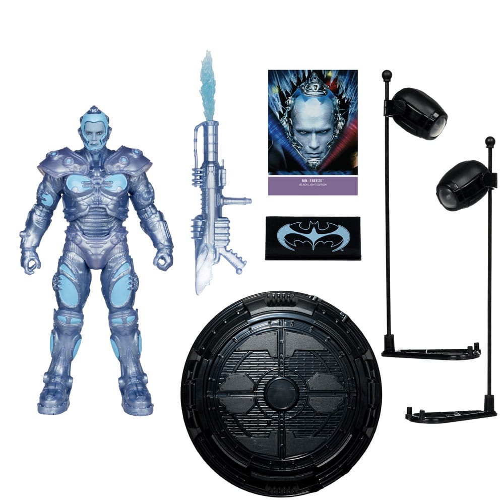 McFarlane 7-Inch DC Multiverse Black Light Edition Gold Label Mr. Freeze Action Figure