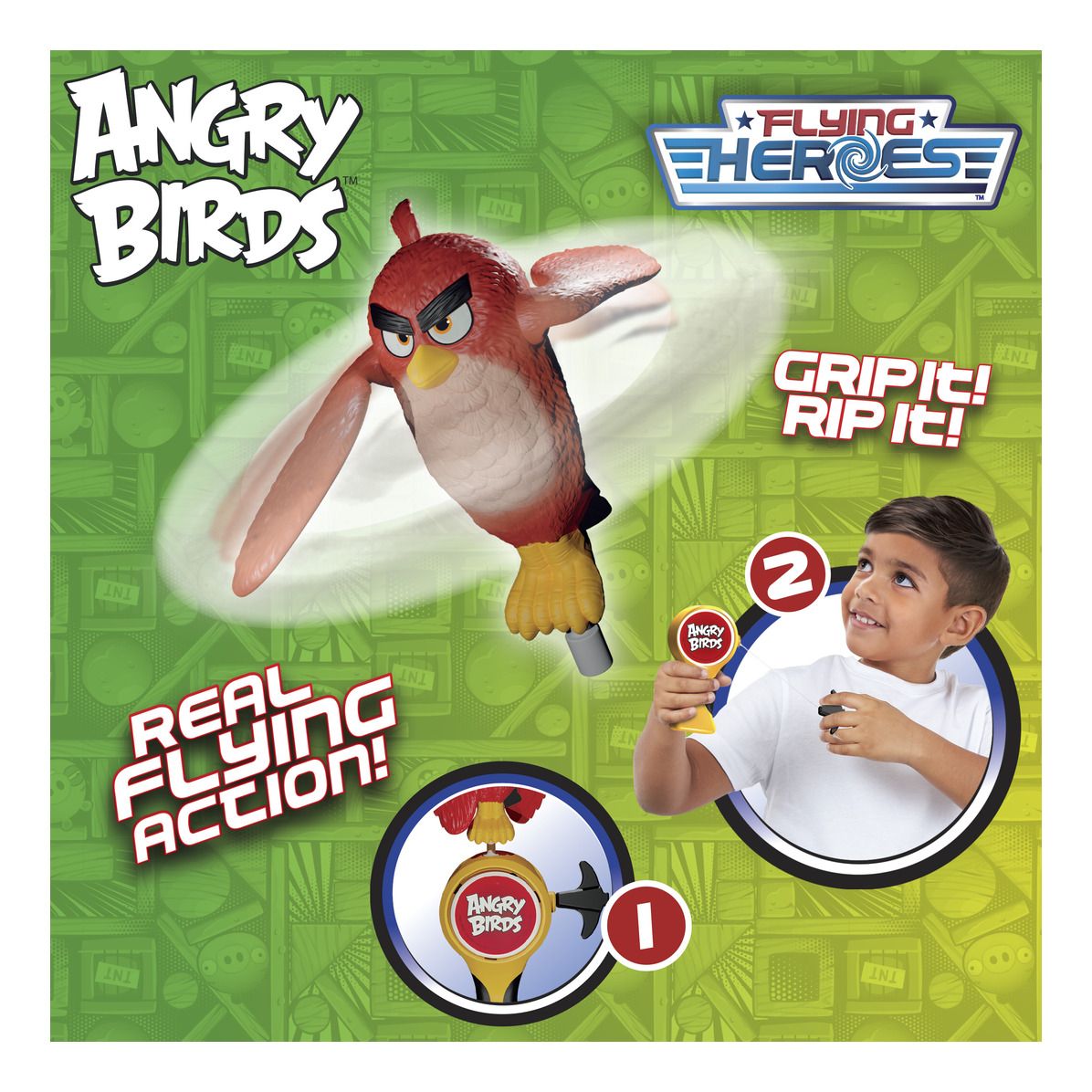 Angry Birds Red - Flying Heroes Toy for Launching Fun