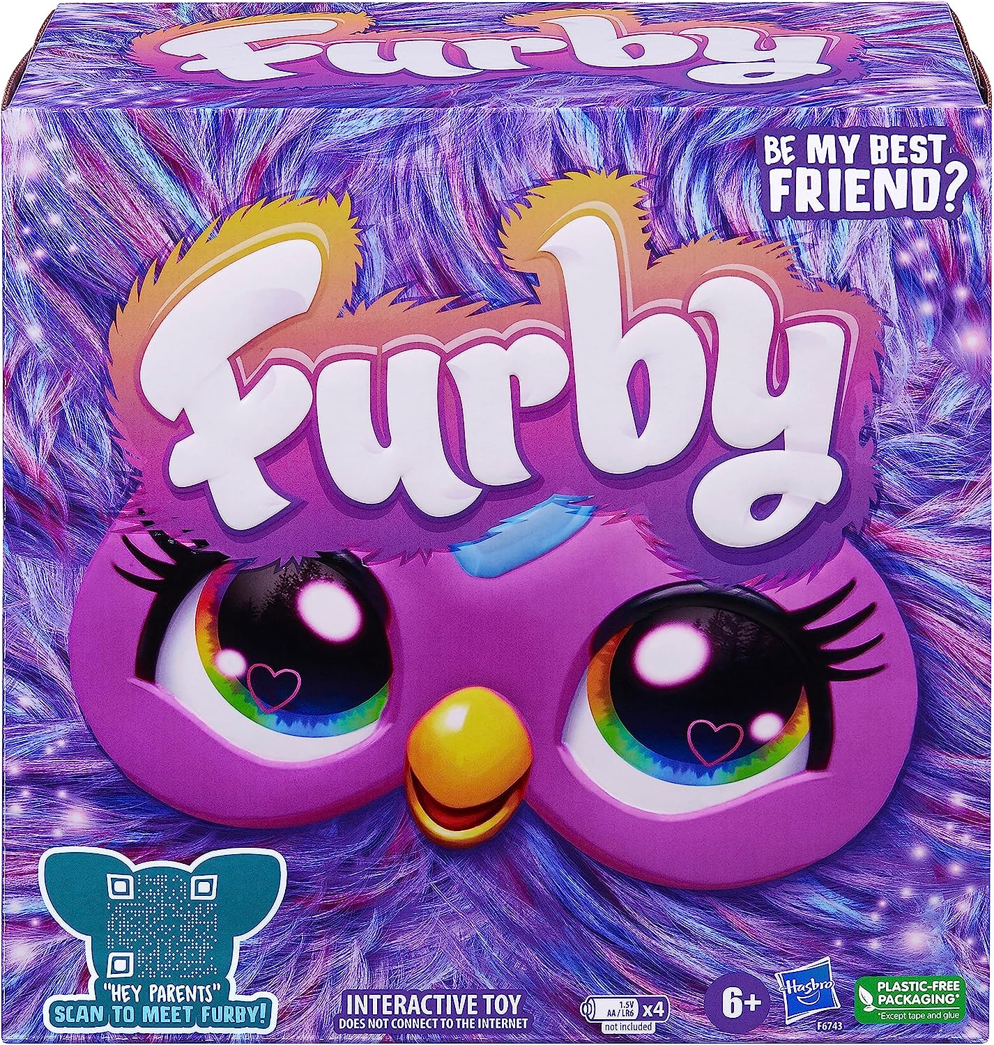 Purple Interactive Electronic Furby Pet Toy - A Fun and Engaging Companion for Kids