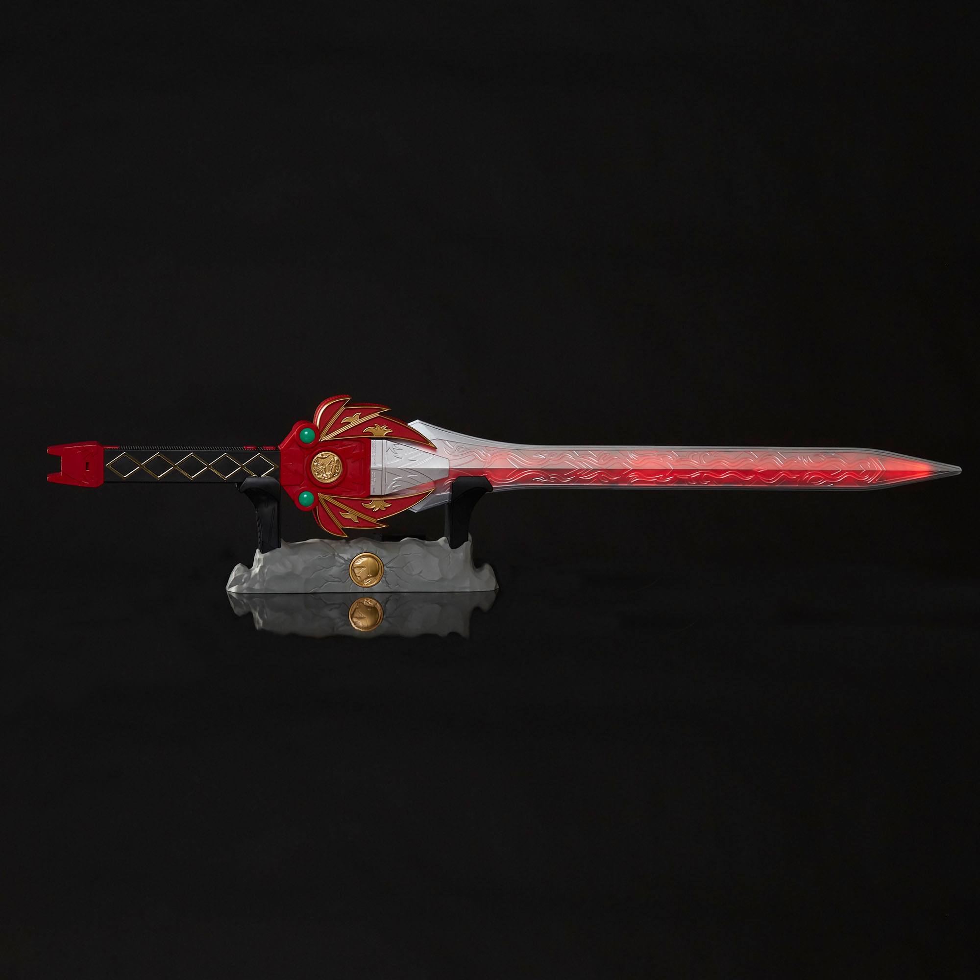 Hasbro Premium Role - play Replica of the Mighty Morphin Red Ranger Power Sword from the Lightning Collection of Power Rangers