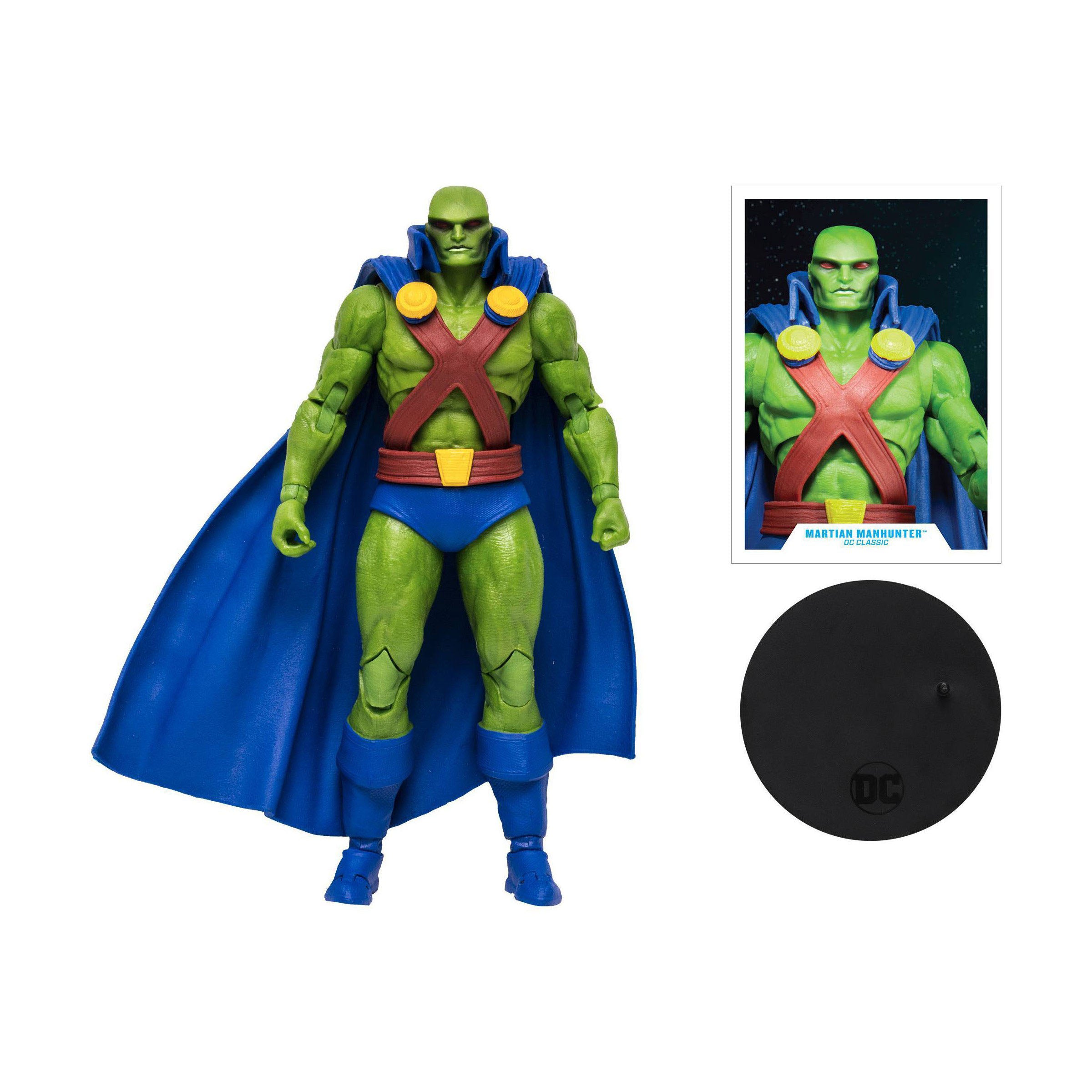 McFarlane DC Multiverse 7-Inch Collectible Action Figure - Gold Label Martian Manhunter Toy