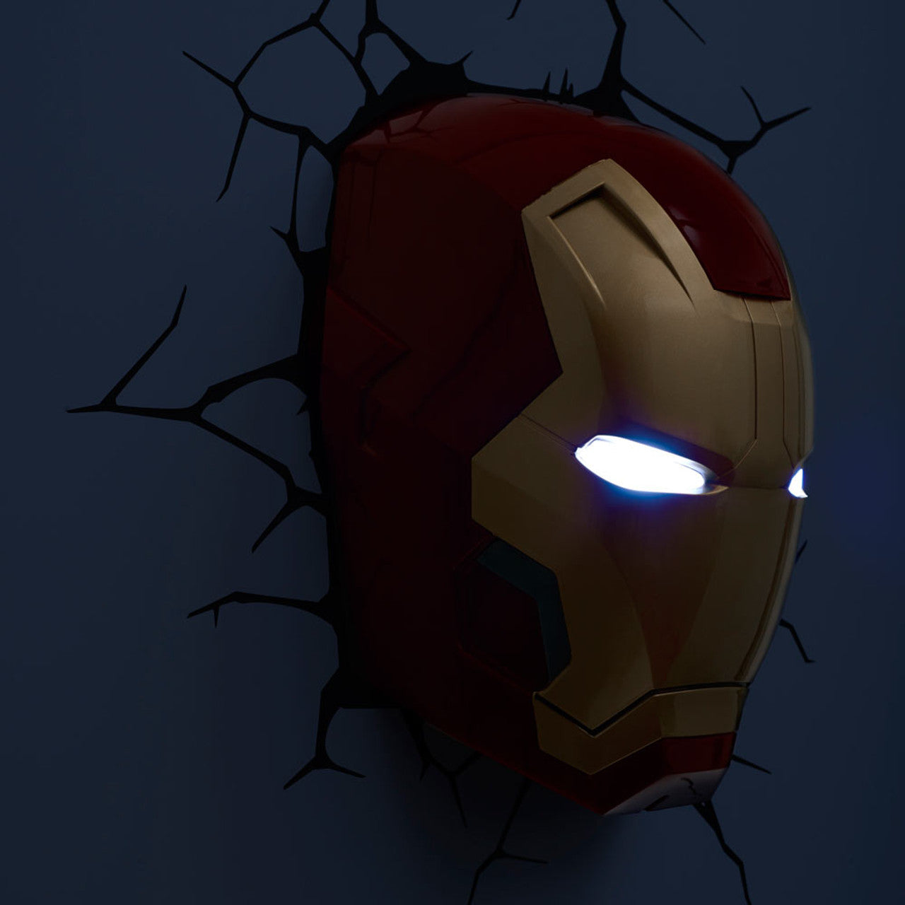Marvel-themed Iron Man 3D Wall-mounted Decorative Lighting Fixture