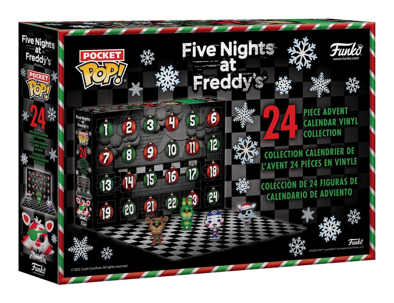 Funko Five Nights at Freddy's 24-Day Advent Calendar with Unique Pocket Pops