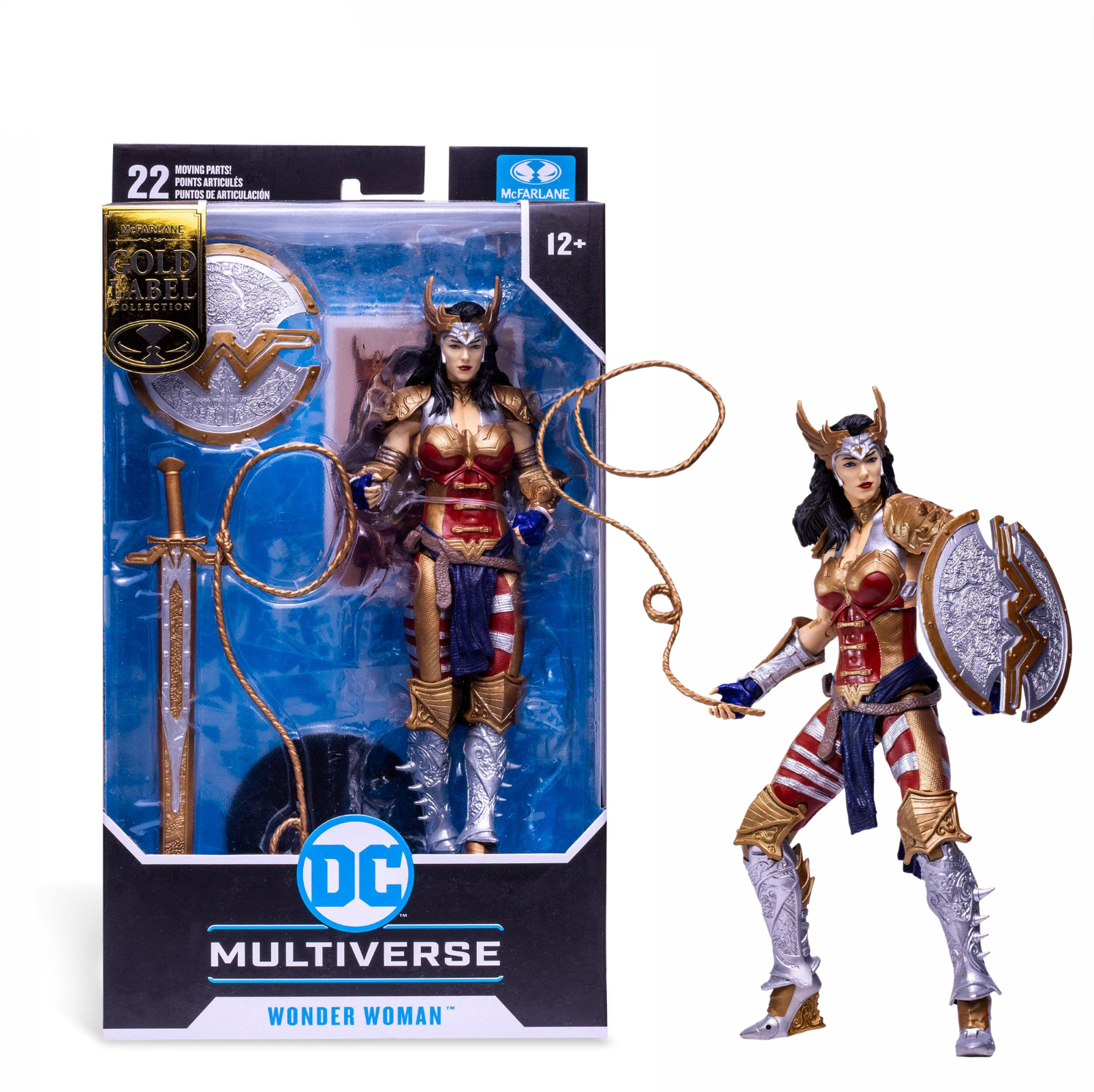 McFarlane Gold Label DC Multiverse Action Figure - Wonder Woman, Artistically Designed by Todd McFarlane