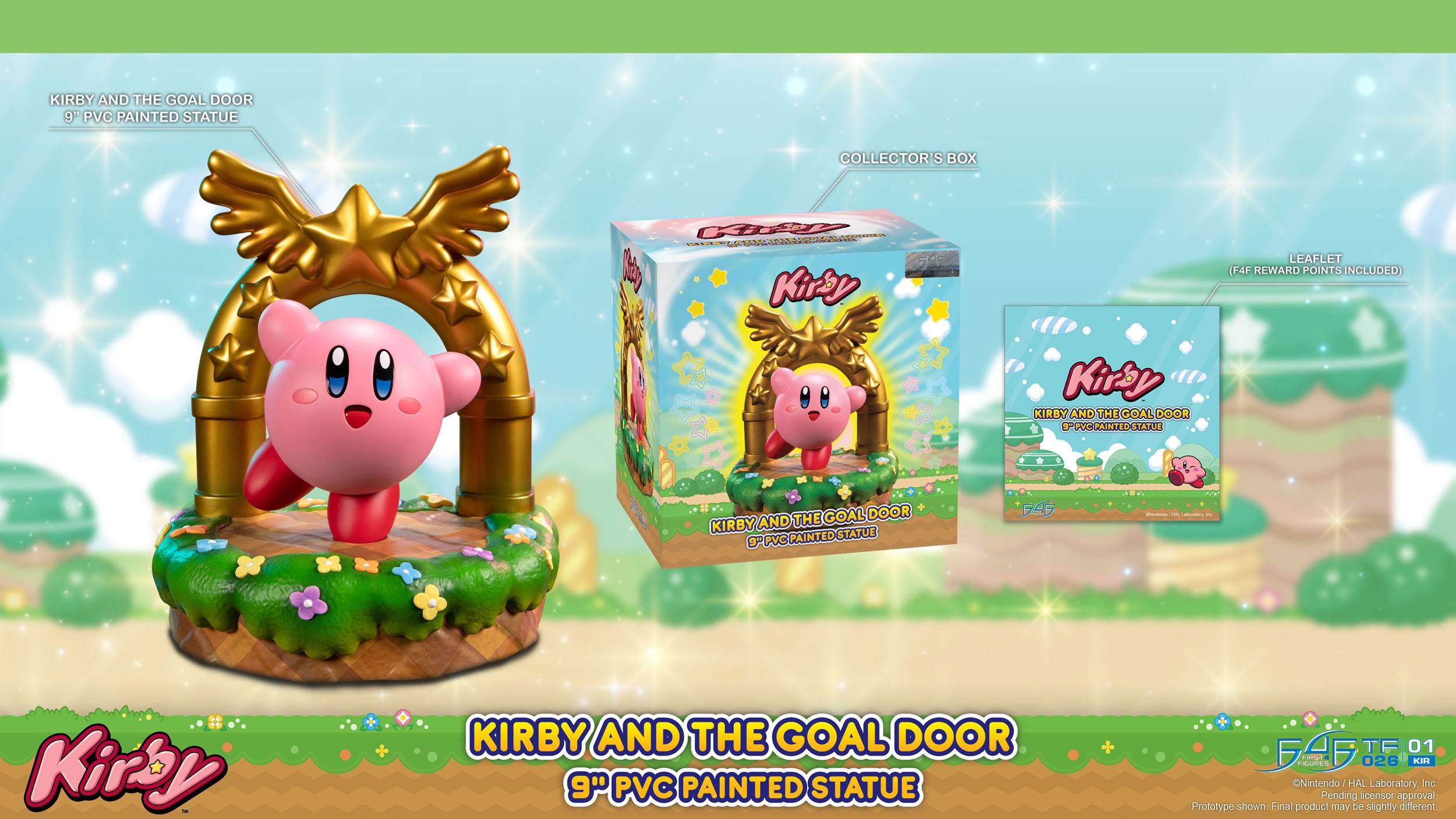 First4Figures Highly Detailed Kirby and the Goal Door PVC Collectible Figure
