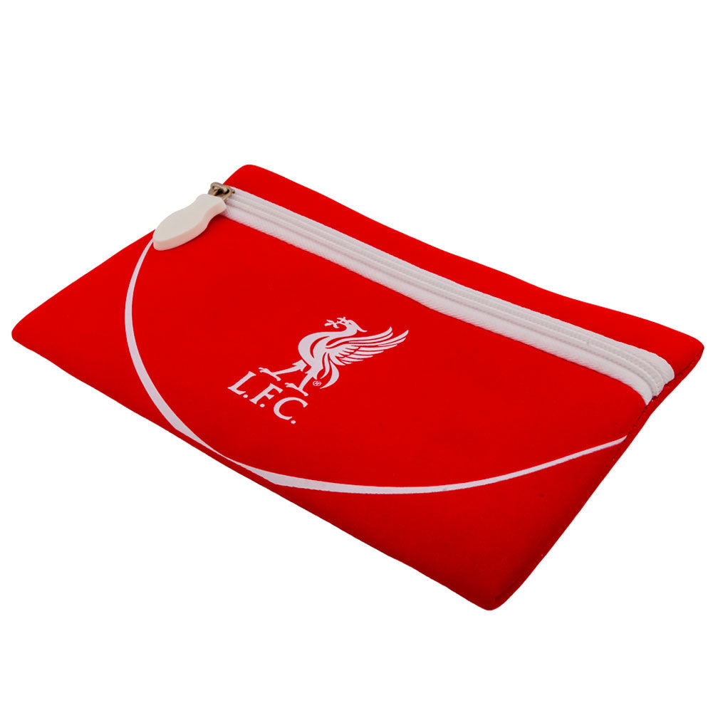 Liverpool Football Club Stylish Swoop Design Neoprene Pencil Case for Stationery Storage
