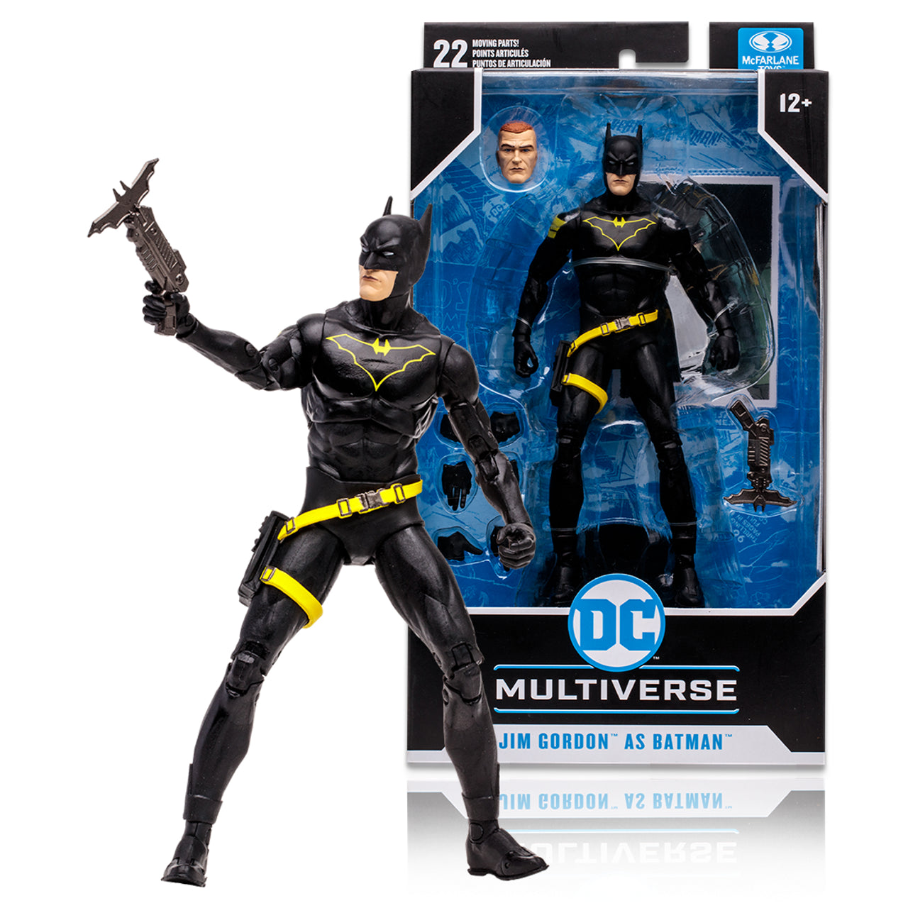 McFarlane DC Multiverse 7-Inch Highly Detailed Jim Gordon as Batman Endgame Action Figure