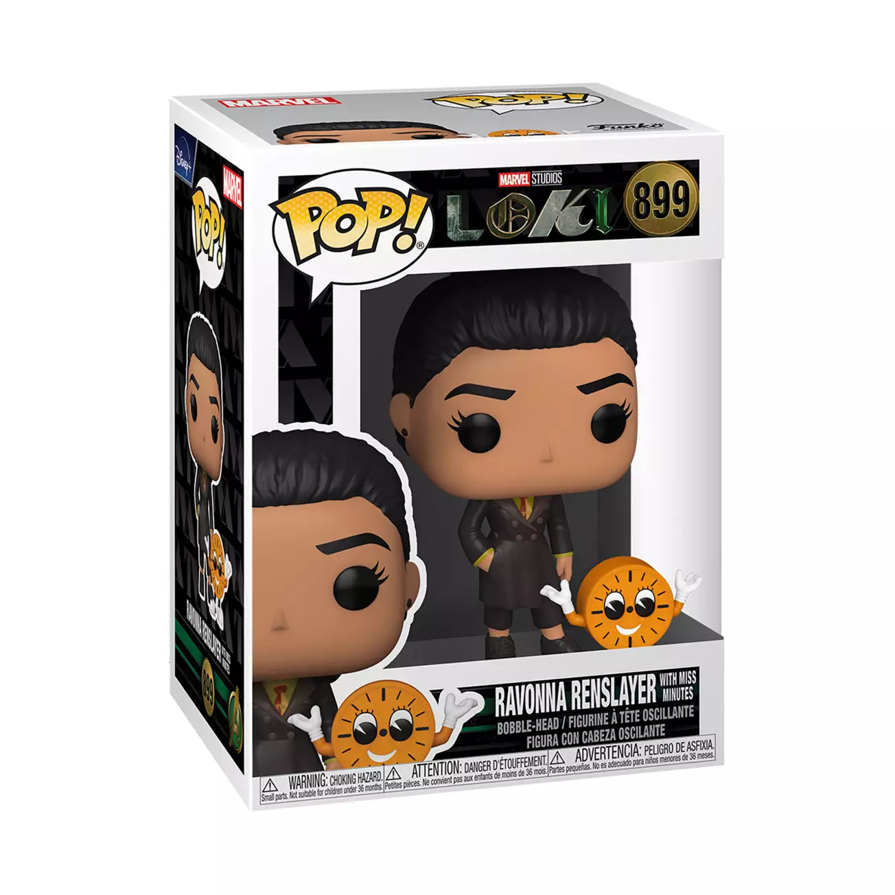 Marvel Loki's Ravonna Renslayer along with Miss Minutes Collectible Funko Pop! Vinyl Action Figure
