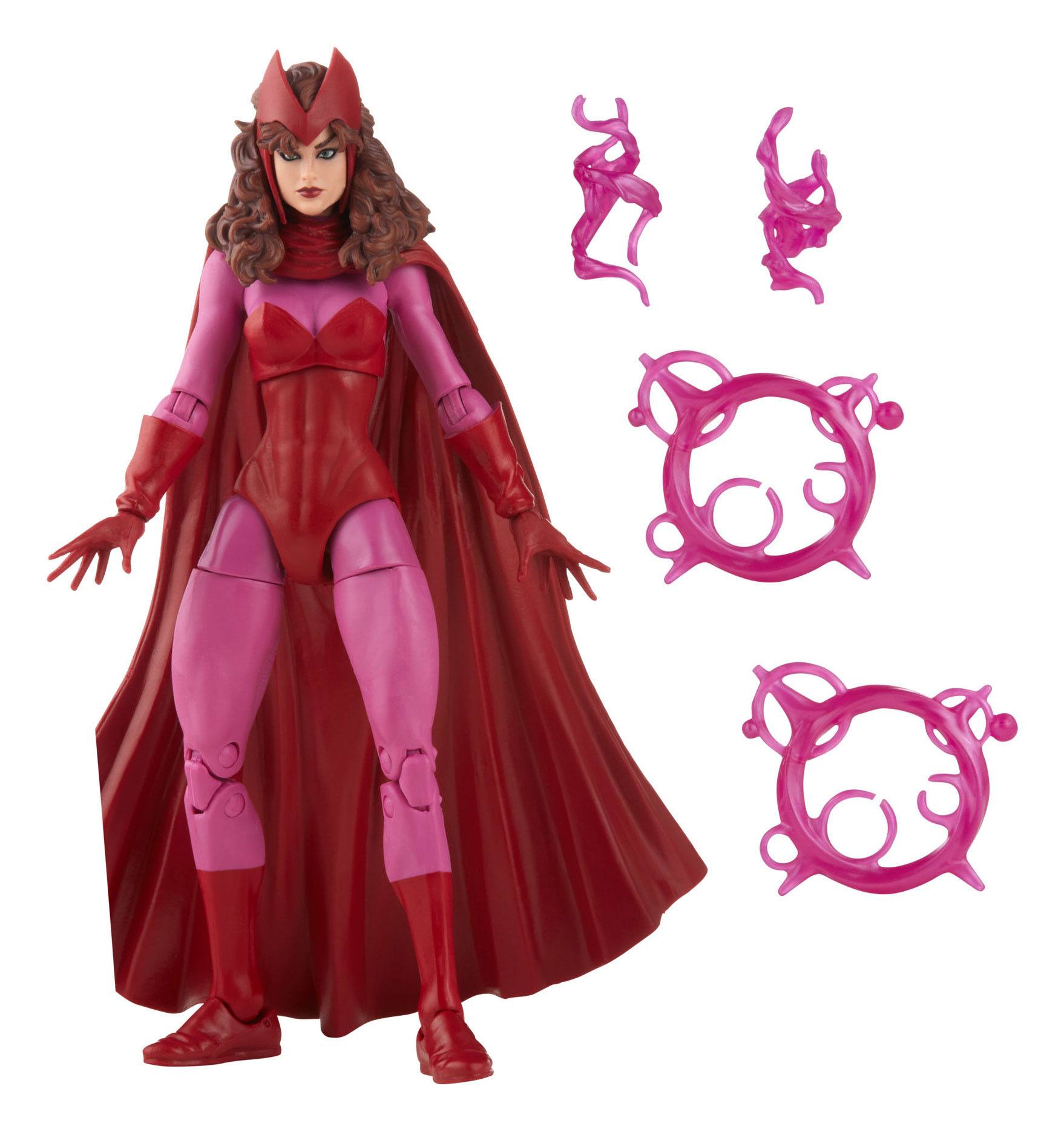 Hasbro's High - Quality Marvel Legends Series Retro - Style Scarlet Witch Action Figure for Fans and Collectors