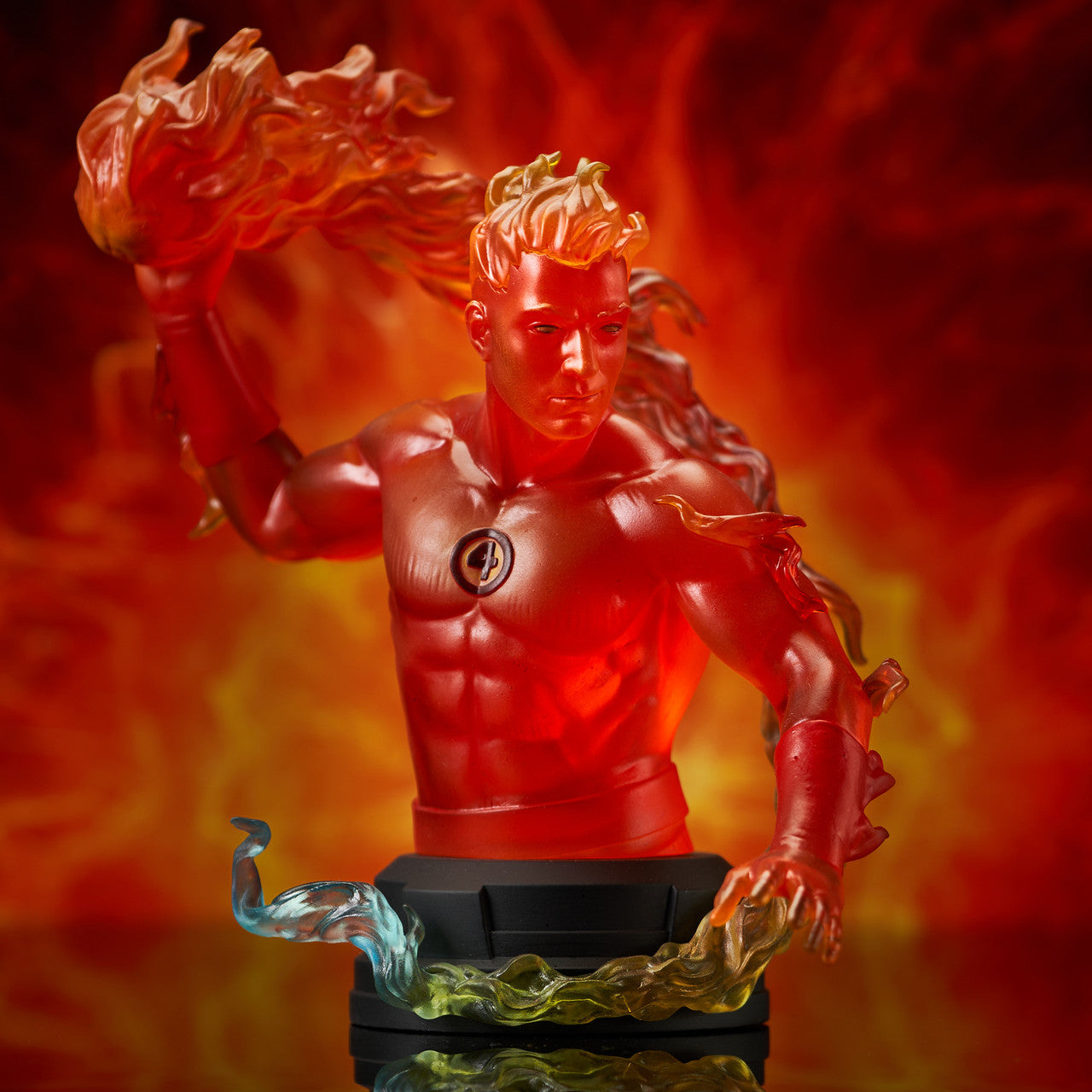 Marvel's Human Torch 1/6 Scale Translucent Resin Limited Edition Bust