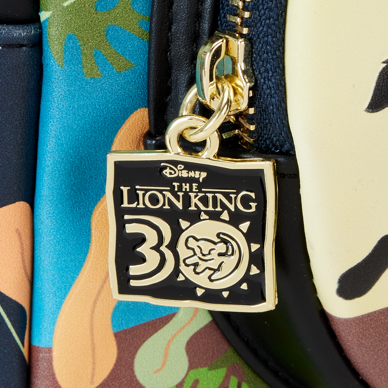 Loungefly Licensed Disney The Lion King 30th Anniversary Hakuna Matata Silhouette Mini Backpack for Casual Everyday Use