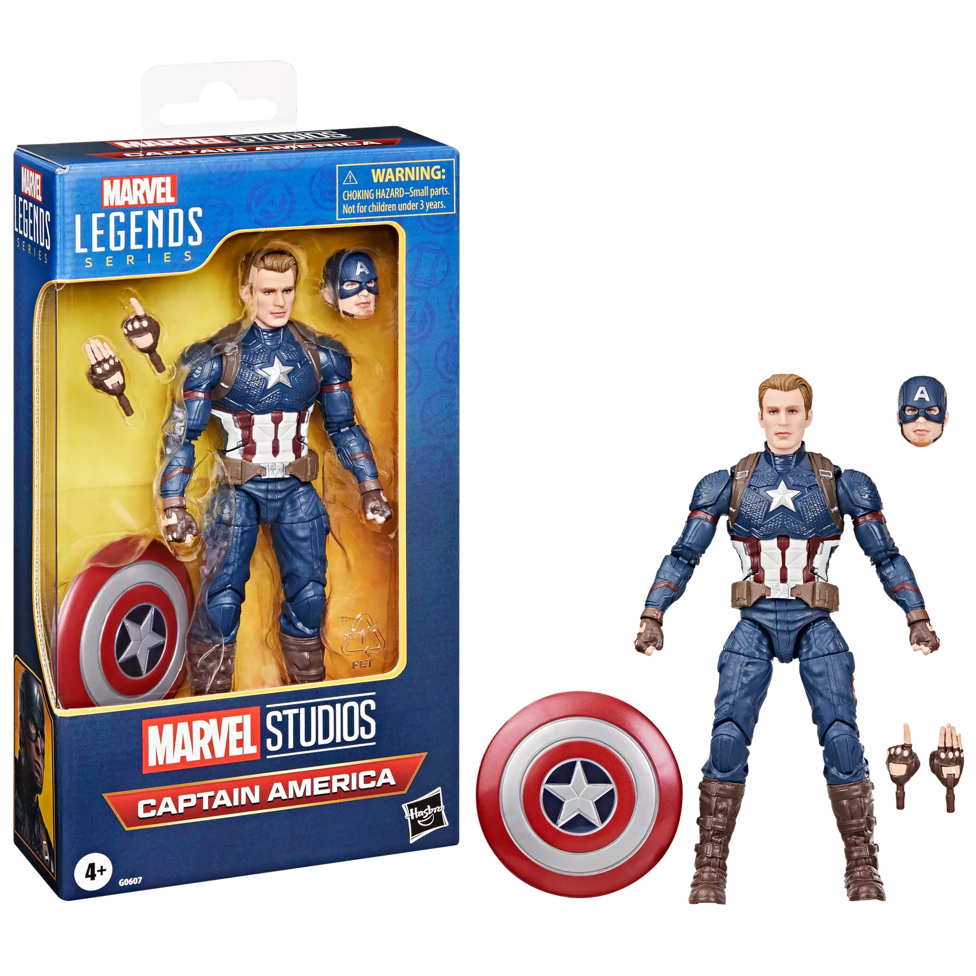 Hasbro Marvel Legends 6-Inch Captain America (Endgame) Premium Action Figure