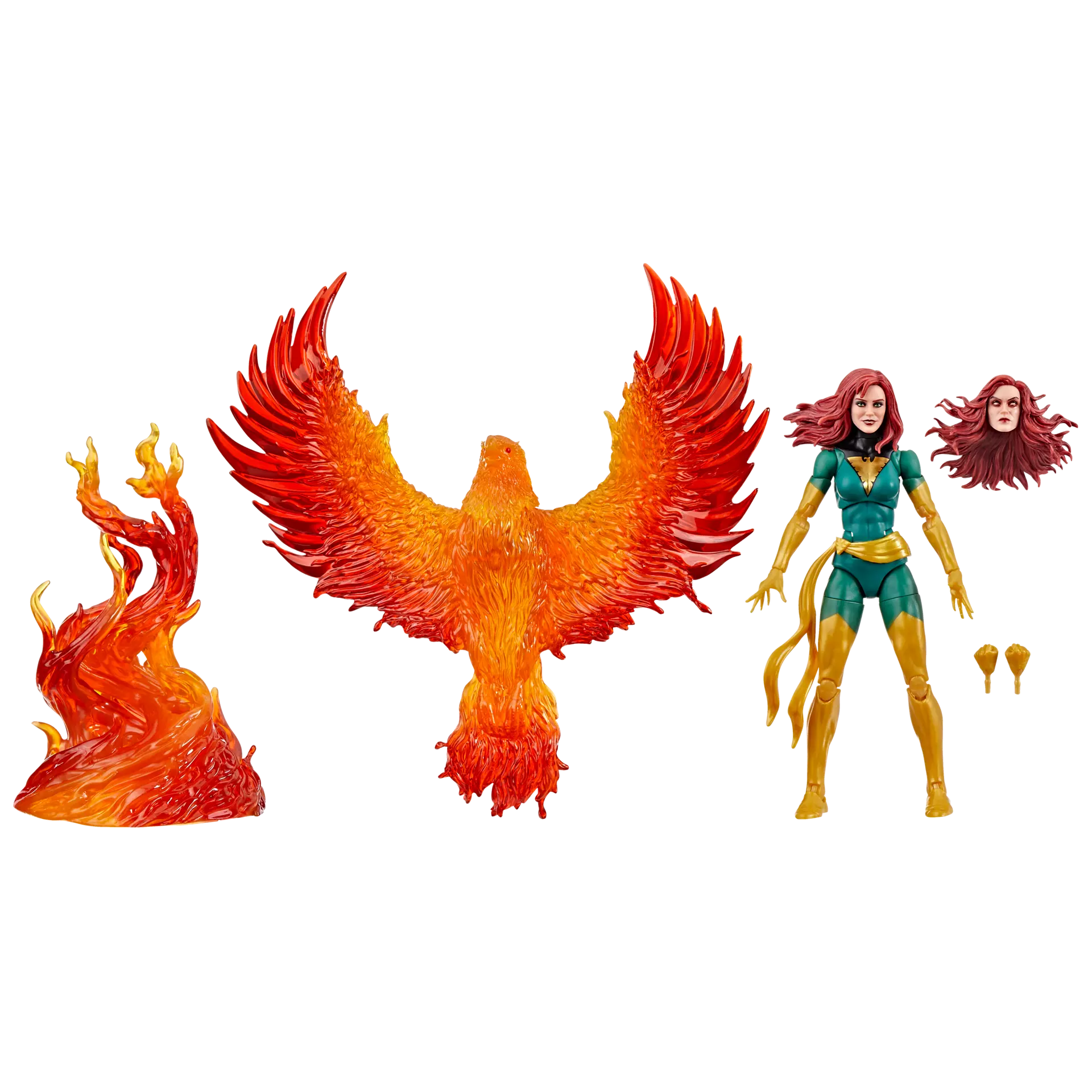Hasbro Marvel Legends 6 - inch Scale Jean Grey and Phoenix Force Collectible Action Figure Set