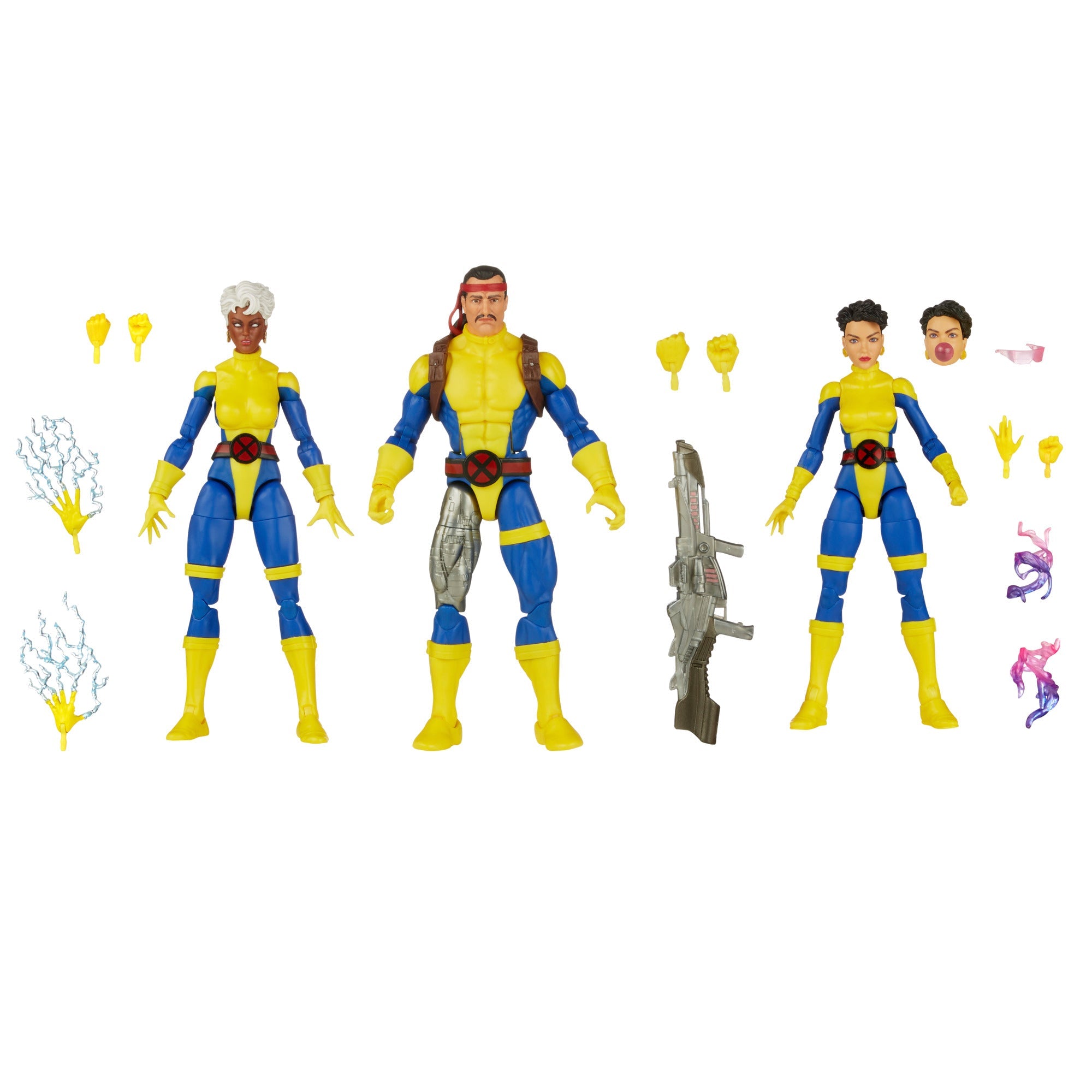 Hasbro Marvel Legends Series: Action Figures of Marvel’s Forge, Storm, and Jubilee - Collectible Toys Inspired by Comics