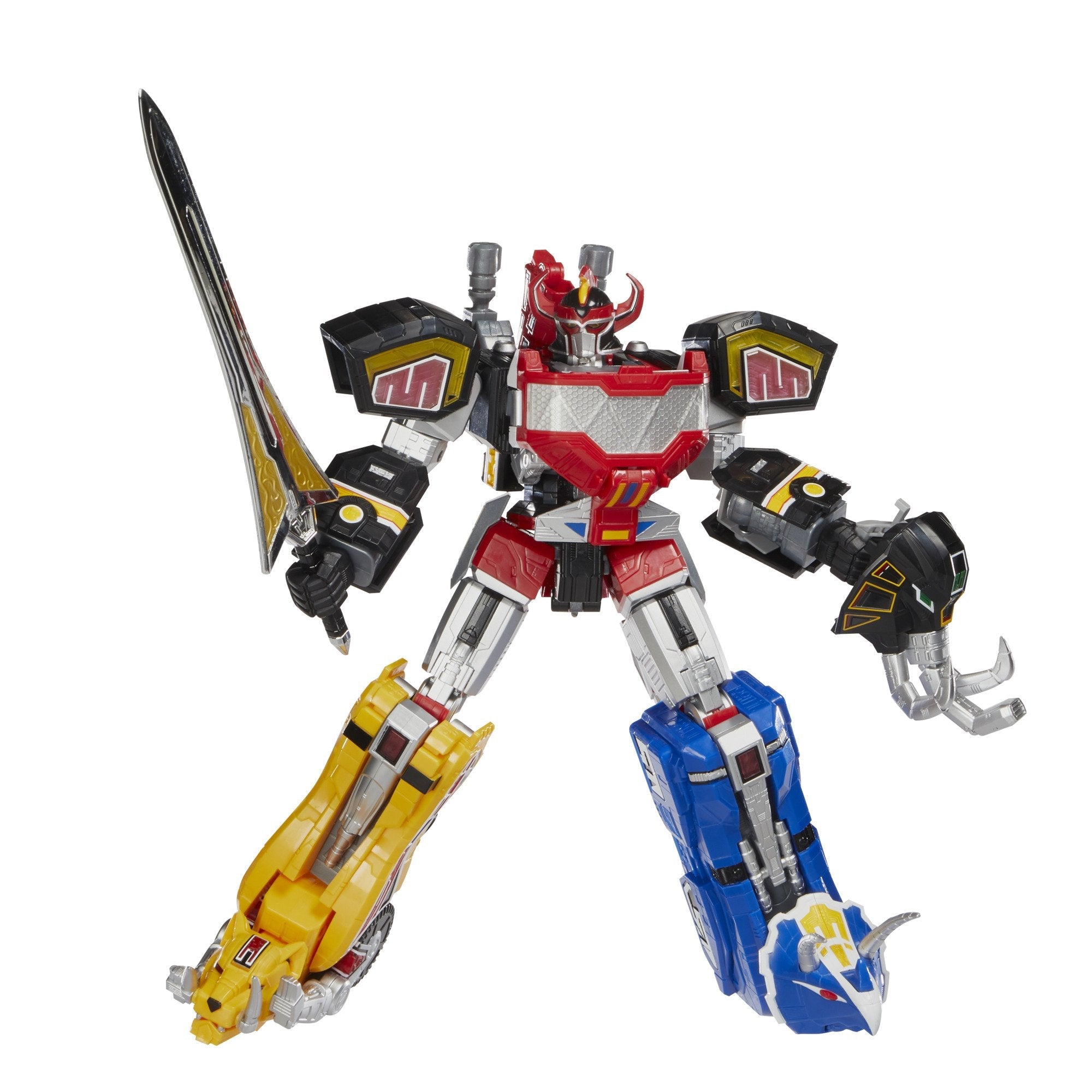 Hasbro Power Rangers Lightning Collection Premium Collectible Zord Ascension Project Mighty Morphin Dino Megazord Figure Set