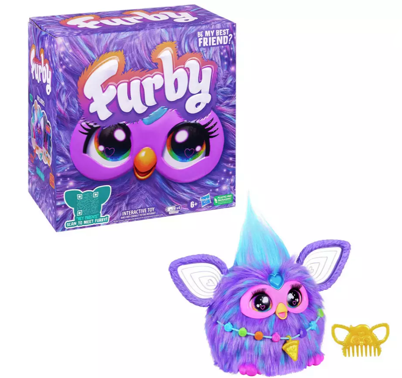 Purple Interactive Electronic Furby Pet Toy - A Fun and Engaging Companion for Kids