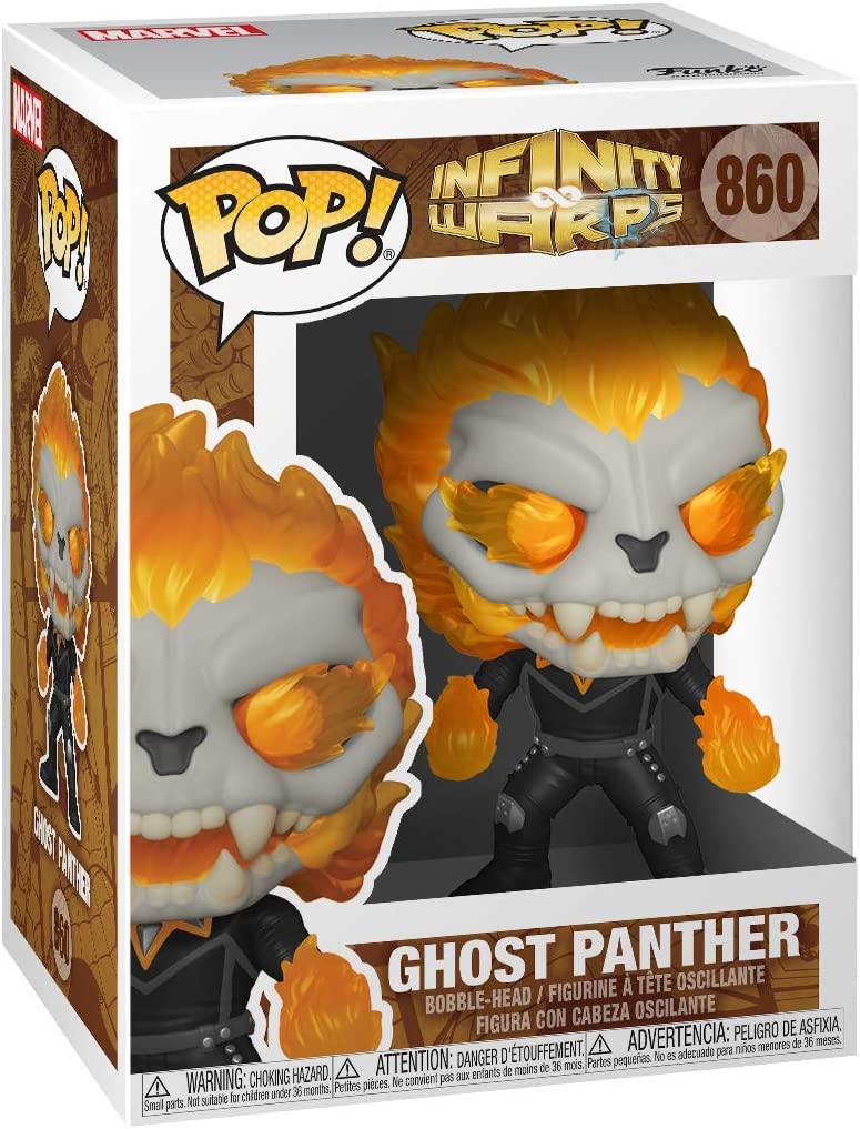 Marvel Infinity Warps Funko Pop! Vinyl Figure: Ghost Rider - Black Panther Mash - Up
