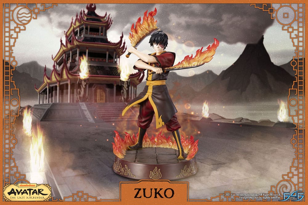 First 4 Figures Limited Edition Collectible Statue of Zuko from Avatar The Last Airbender