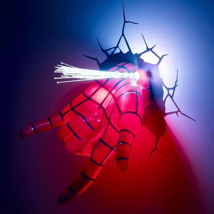 Marvel 3D Wall-Mounted Decorative Lighting with Spiderman's Hand Design