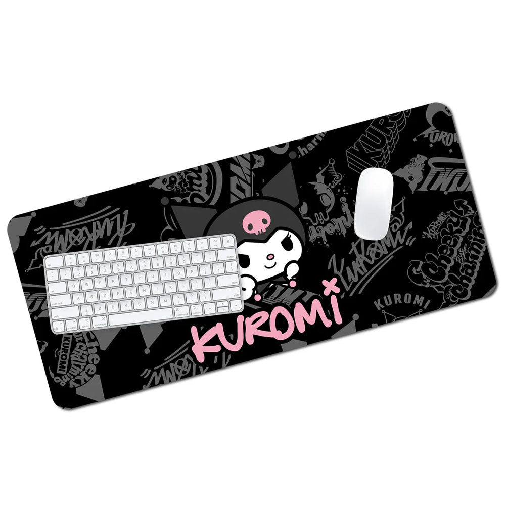 Stylish Hello Kitty & Friends Kuromi-themed Large-sized Desk Mat for Workspace Decoration