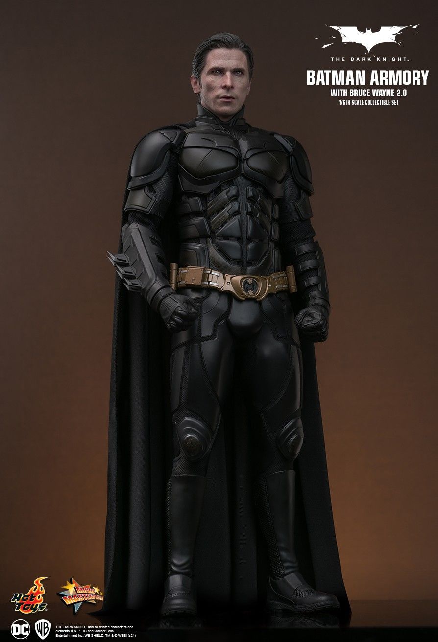 Hot Toys 1/6 Scale Batman Armory Set with Bruce Wayne (2.0)
