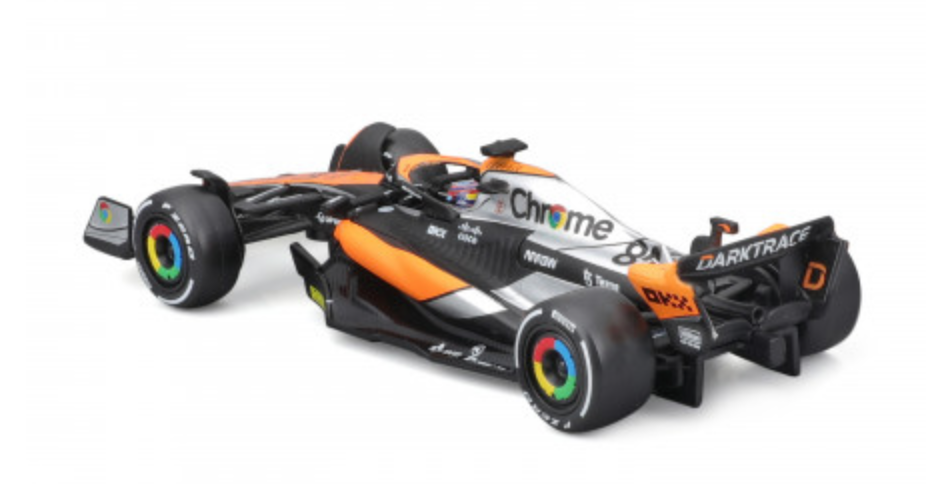 1:43 Scale Official Diecast Model of Formula 1 McLaren MCL60 Oscar Piastri's Car with Helmet