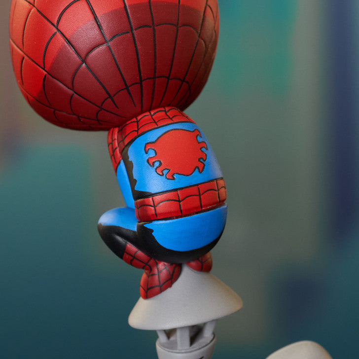 Limited Edition Marvel Animated Spider-Man Statue on Chimney