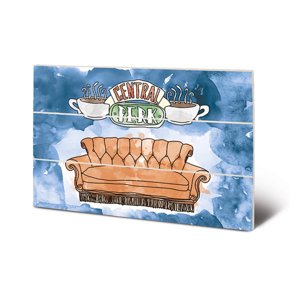 High - Quality Friends Themed Central Perk Wood Print Wall Art