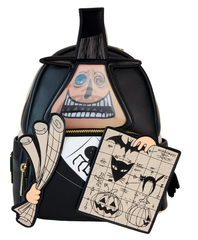 Loungefly Disney's Tim Burton's Nightmare Before Christmas Mayor Cosplay Inspired Mini Backpack for Halloween Enthusiasts