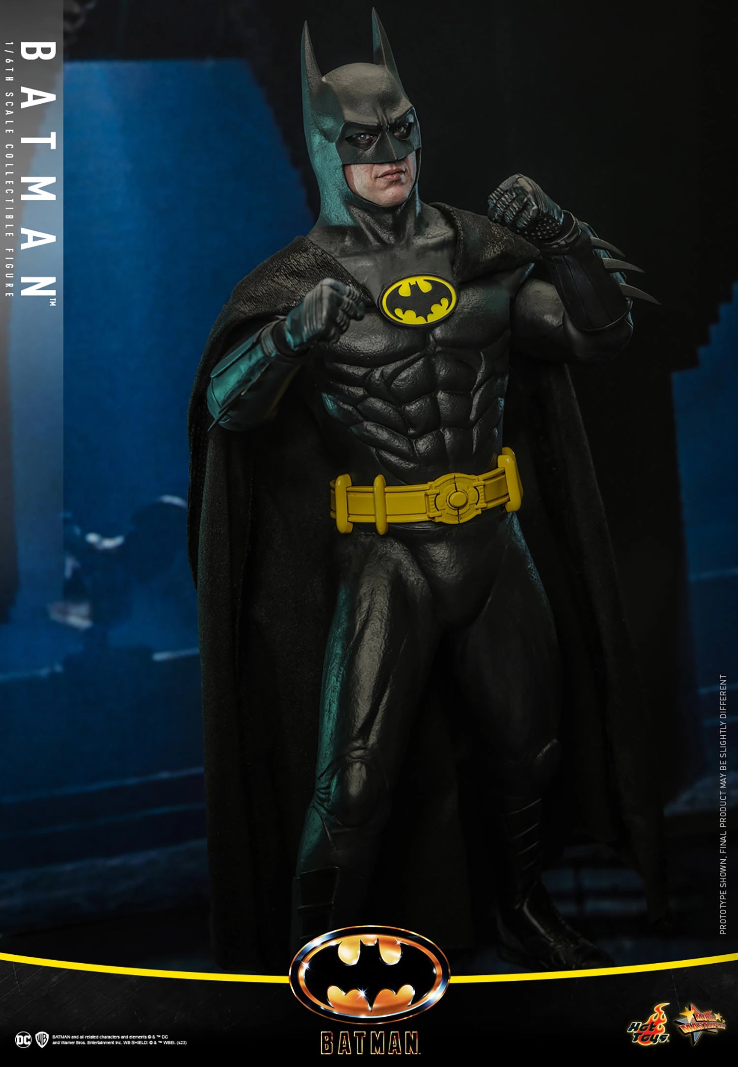 Hot Toys 1/6 Scale DC 1989 Iconic Michael Keaton Batman Figure